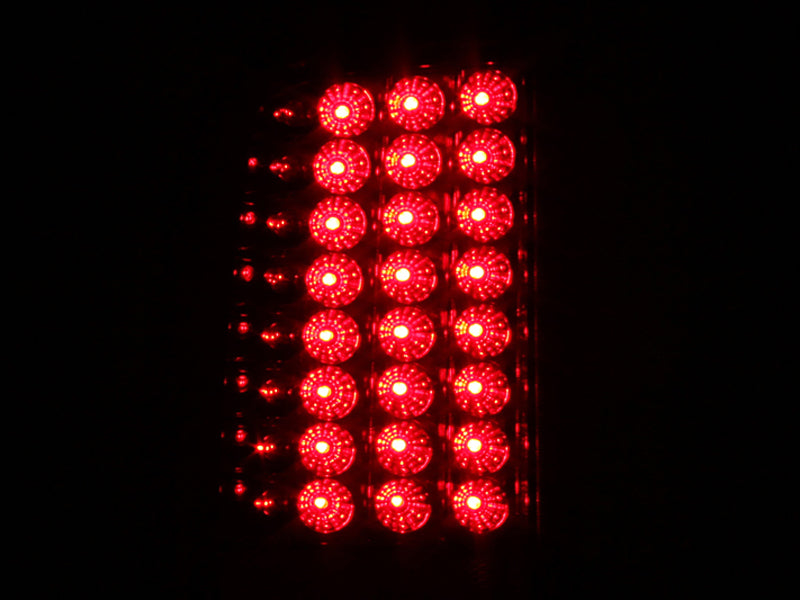 ANZO 2008-2015 Ford F-250 LED Taillights Red/Clear-SR1 Performance