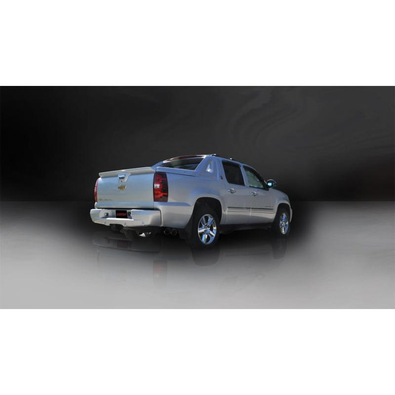 Corsa 2009-2013 Chevrolet Suburban 1500 5.3L V8 Black Sport Cat-Back Exhaust-SR1 Performance