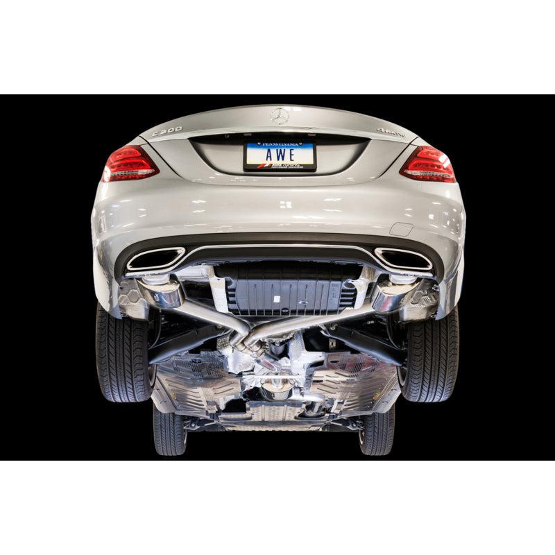 AWE Tuning Mercedes-Benz W205 C300 Touring Edition Exhaust-SR1 Performance