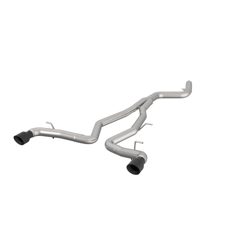 Kooks 2020 Toyota Supra 3.5in x 3in SS Muffler Delete Catback Exhaust w/Black Tips-SR1 Performance