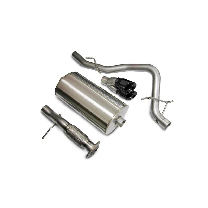 Corsa 2007-2008 Chevrolet Tahoe 5.3L V8 Black Sport Cat-Back Exhaust-SR1 Performance