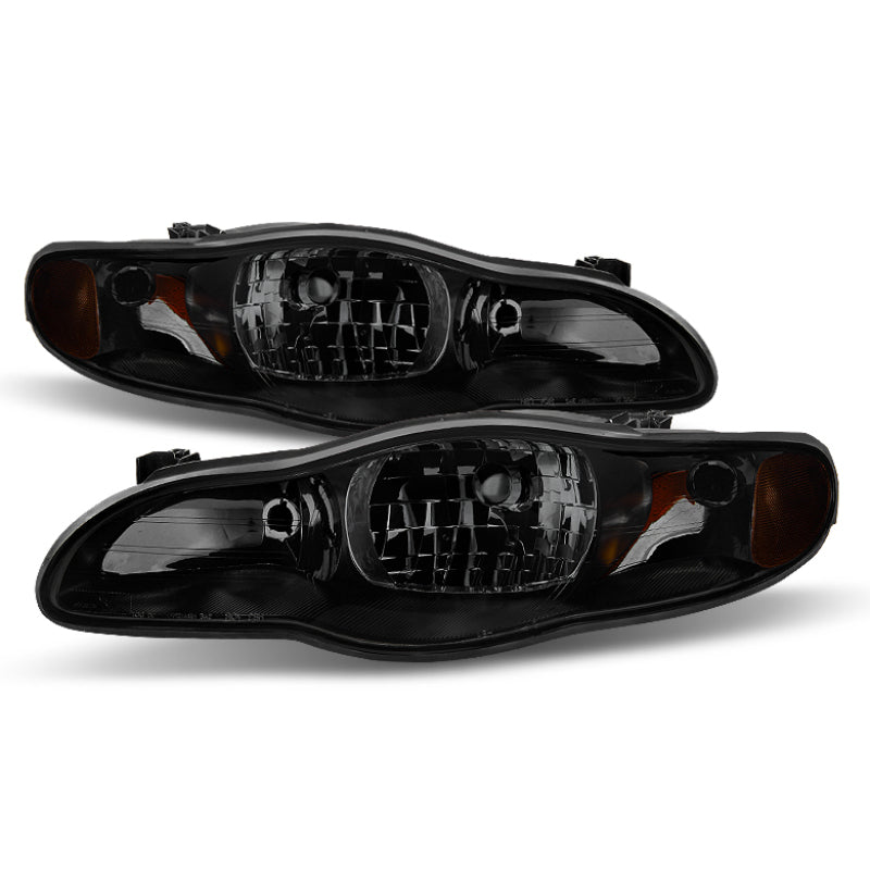 Xtune Chevy Monte Carlo 00-05 OEM Style Headlights Black Smoked HD-JH-CMC00-AM-BSM-SR1 Performance