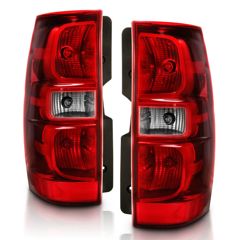 ANZO 2007-2014 Chevy Tahoe Taillight Red/Clear Lens (OE Replacement)-SR1 Performance