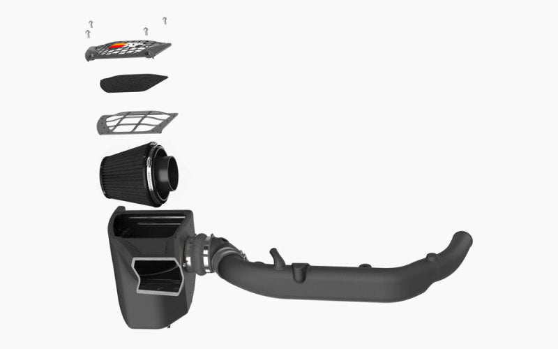 K&N 21-23 Ford Bronco 2.7L V6 F/I Dryflow Performance Air Intake System-SR1 Performance