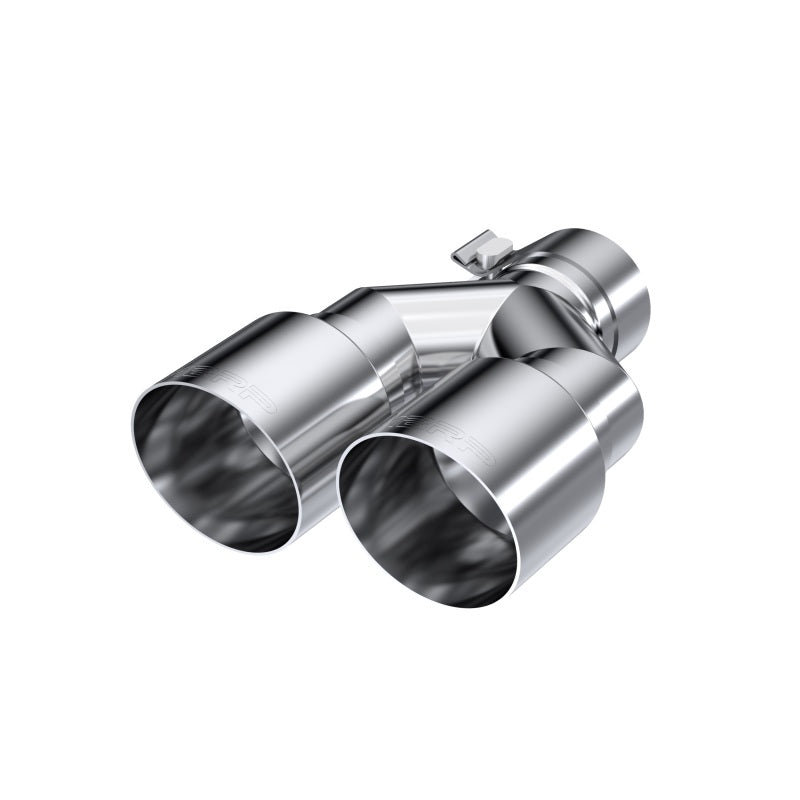 MBRP Universal T304 SS Dual Tip 3.5in OD/2.5in Inlet-SR1 Performance