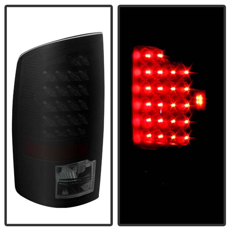 Xtune Dodge Ram 02-06 1500 / Ram 2500/3500 03-06 LED Tail Light Black Smoke ALT-JH-DR02-LED-BKSM-SR1 Performance