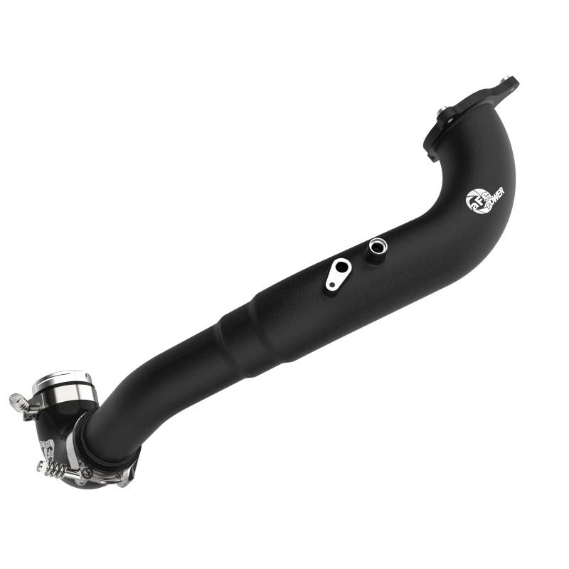 aFe 17-22 BMW 540i (G30/G31/G38) B58 L6 3.0L (t) BladeRunner 3in Aluminum Hot Charge Pipe - Black-SR1 Performance