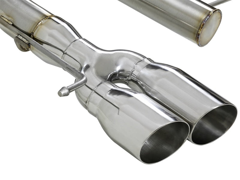 aFe MACHForce XP 08-13 BMW 135i L6-2.0L N54/N55 3in. 304 SS Axle-Back Exhaust w/Polished Tips-SR1 Performance