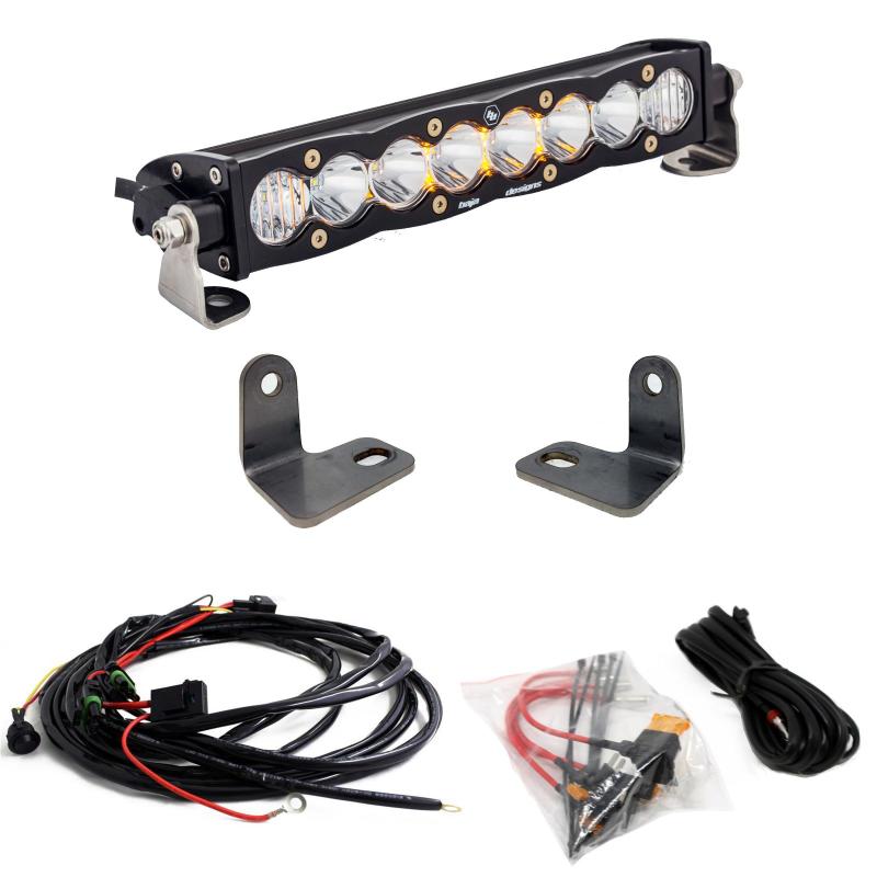Baja Designs 16-18 Polaris RZR Turbo XP S8 Series 10in Light Bar Kit-SR1 Performance