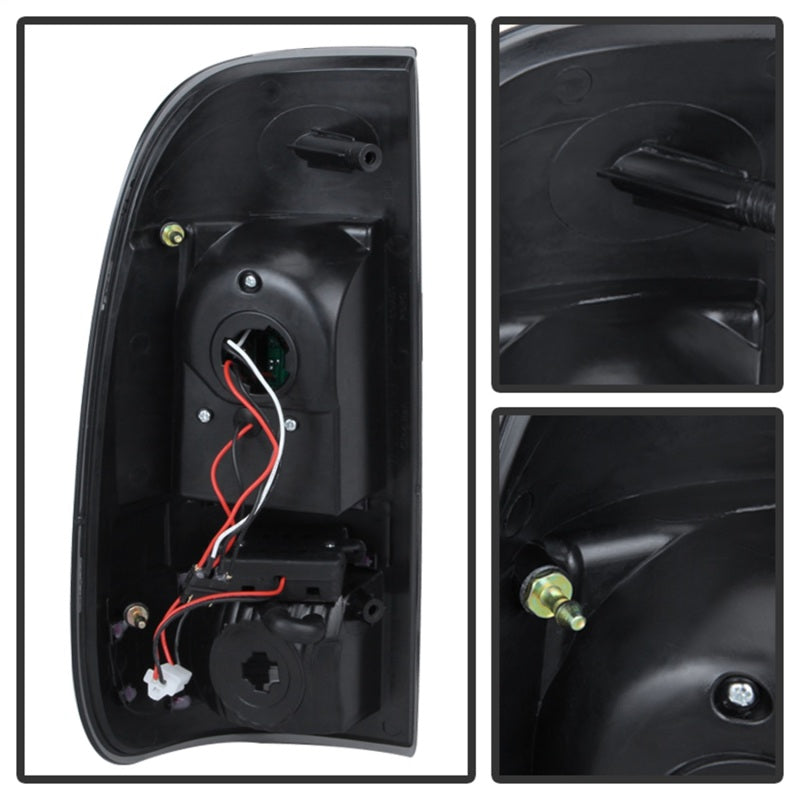 Xtune Ford Super Duty 08-15 LED Tail Lights Black ALT-JH-FS08-LED-BK-SR1 Performance