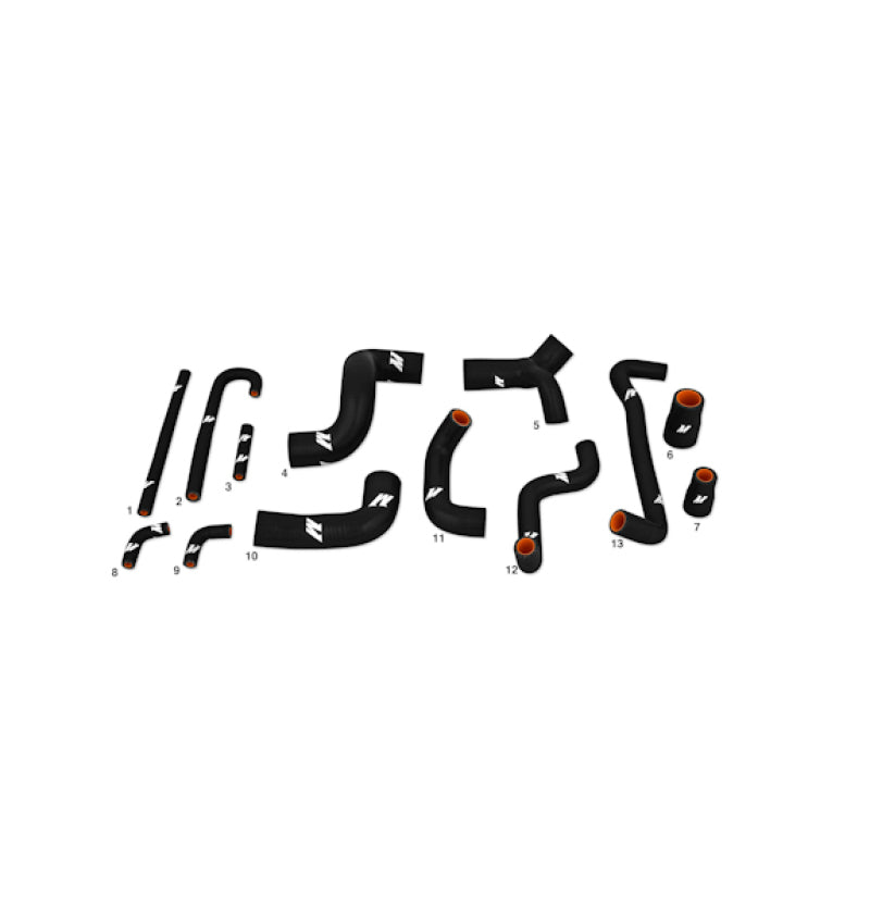 Mishimoto 88-91 BMW E30 (M3) Black Silicone Hose Kit-SR1 Performance