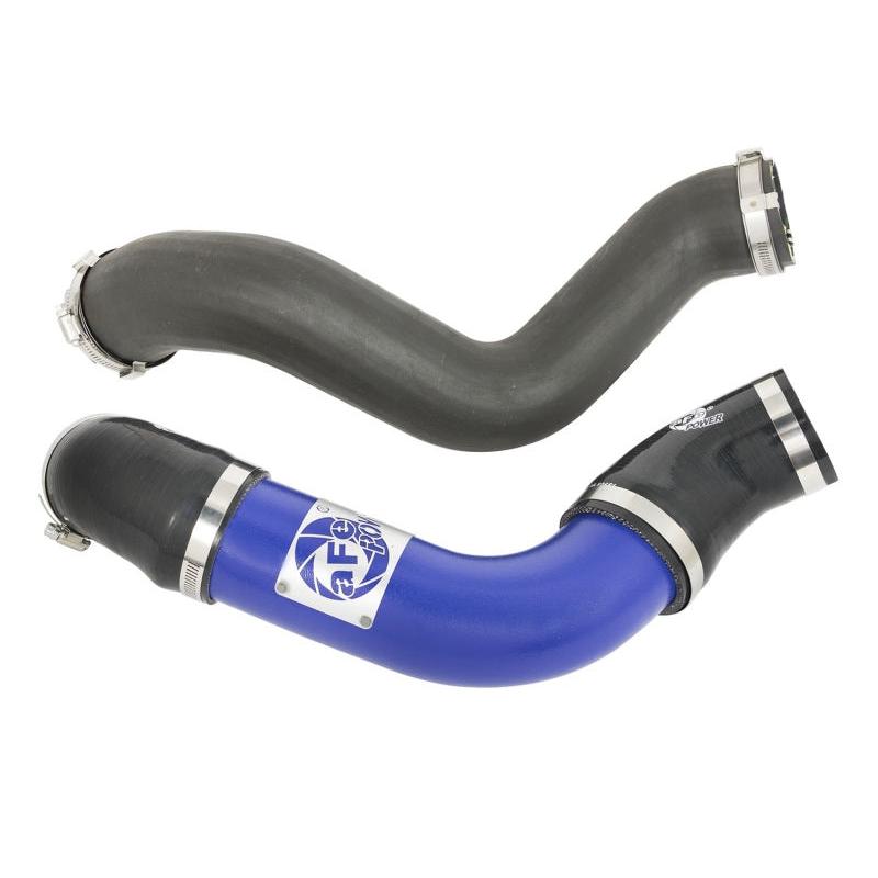 aFe Bladerunner Intercoolers Tube - Blue Hot/Cold Side 15-16 Ford Mustang EcoBoost L4-2.3L (t)-SR1 Performance