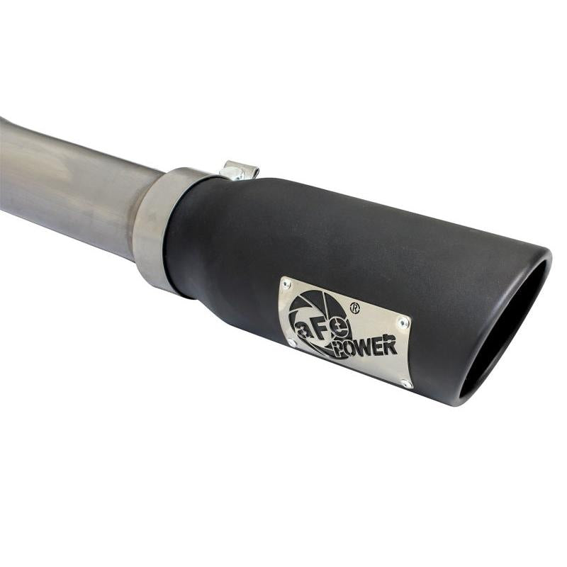 aFe MACHForce XP Exhaust 3in SS Dual Side Exit CB w/ Black Tips 15 Ford F150 Ecoboost V6-2.7L/3.5L-SR1 Performance