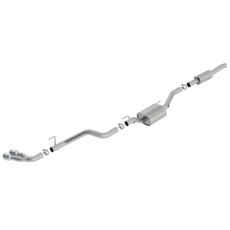 Borla 2020 Jeep Gladiator JT 3.6L V6 AWD ATAK Dual Side Catback w/ Chrome Tips-SR1 Performance