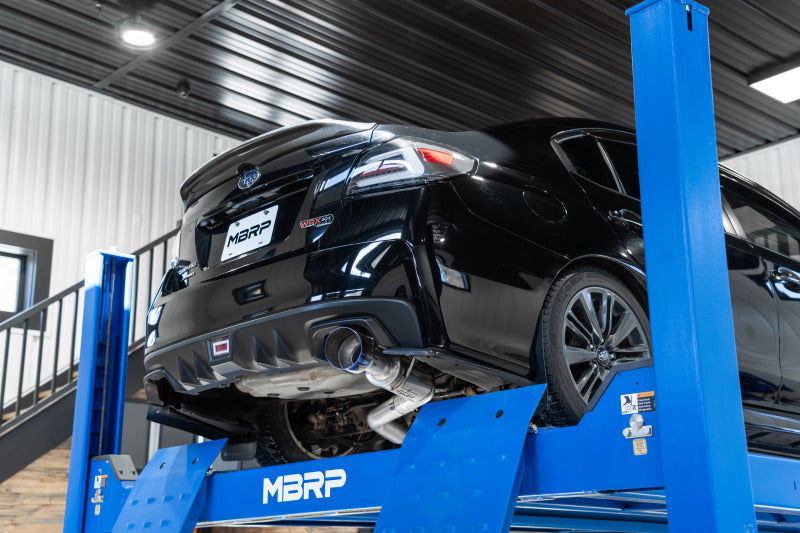 MBRP 15-21 Subaru WRX 2.0L/STI 2.5L/ 11-14 Sed. 3in Cat-Back Single Rear Exit w/ Burnt End Tips-T304-SR1 Performance