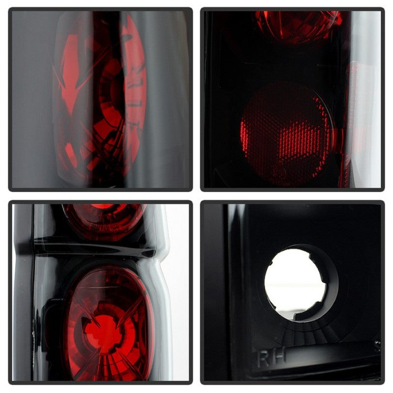 Spyder Nissan Hardbody 86-97 Euro Style Tail Lights Black Smoke ALT-YD-NH86-BSM-SR1 Performance