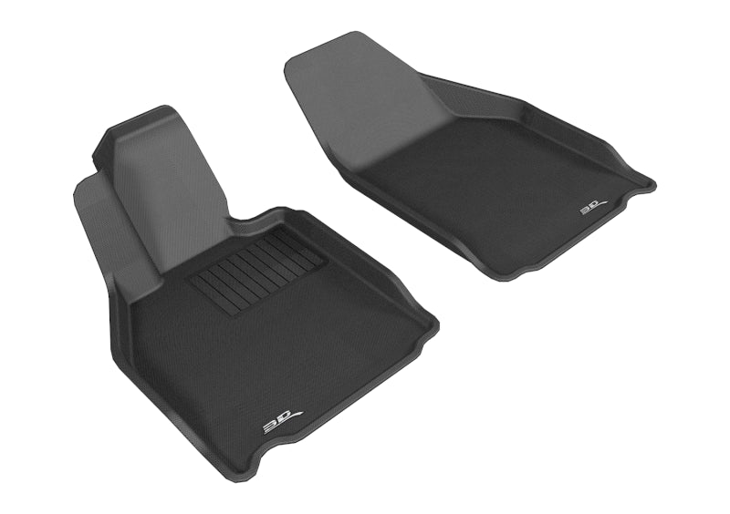 3D MAXpider 2005-2012 Porsche 911 997 Kagu 1st Row Floormat - Black-SR1 Performance