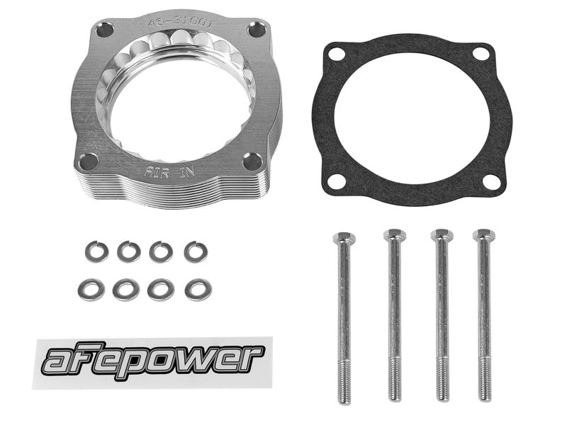 aFe Silver Bullet Throttle Body Spacer N62 Only BMW (E53) 04-09 5series (E60) 04-09 6series (E63/64)-SR1 Performance