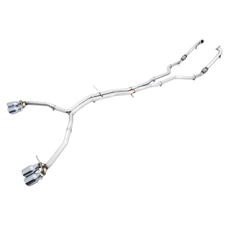 AWE Tuning Audi B9 S5 Coupe 3.0T Track Edition Exhaust - Chrome Silver Tips (102mm)-SR1 Performance