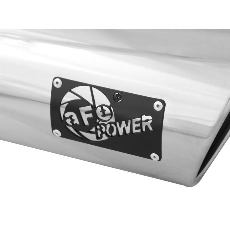aFe Diesel Exhaust Tip Bolt On Polished 5in Inlet x 6in Outlet x 12in Long-SR1 Performance