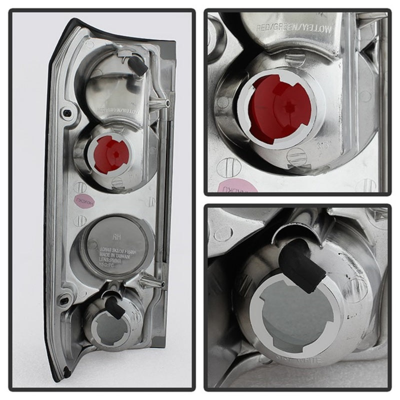 Spyder Ford F150 87-96/Ford Bronco 88-96 Euro Style Tail Lights Black Smoke ALT-YD-FF15089-BSM-SR1 Performance