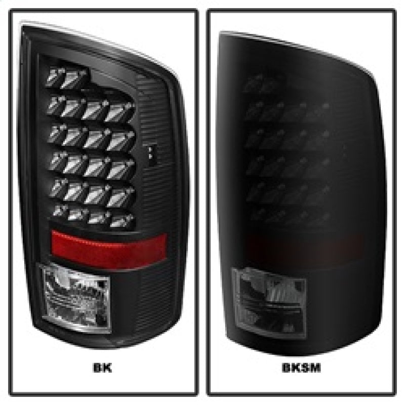 Xtune Dodge Ram 02-06 1500 / Ram 2500/3500 03-06 LED Tail Light Black Smoke ALT-JH-DR02-LED-BKSM-SR1 Performance