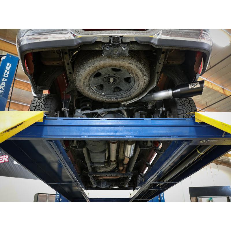 aFe MACHForce XP 4in Exhausts Cat-Back SS Side Exit 14-17 Dodge Ram 2500 V8-6.4L Hemi w/ Black Tips-SR1 Performance