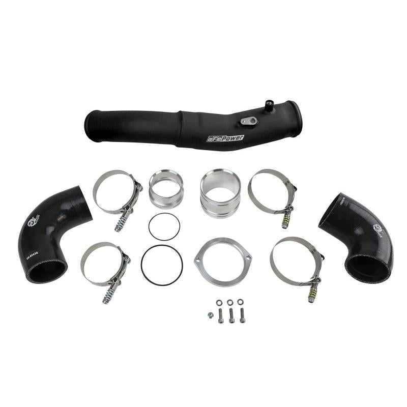 aFe BladeRunner 2.5-3in Hot Side Charge Pipe Black 20-21 BMW Z4 M40i (G29) L6-3.0L (t) B58-SR1 Performance