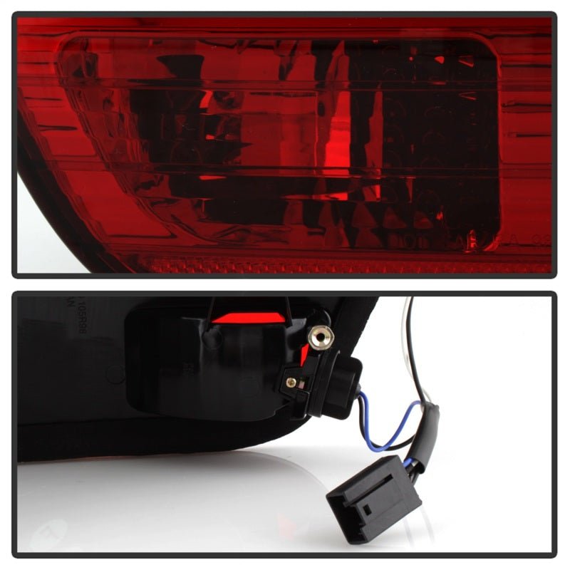 Spyder BMW E53 X5 00-06 4PCS Euro Style Tail Lights- Red Smoke ALT-YD-BE5300-RS-SR1 Performance