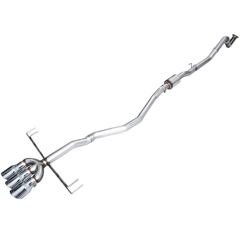 AWE Tuning 2024 Acura Integra Type S DE5 FWD Track Edition Exhaust w/ Triple Chrome Silver Tips-SR1 Performance