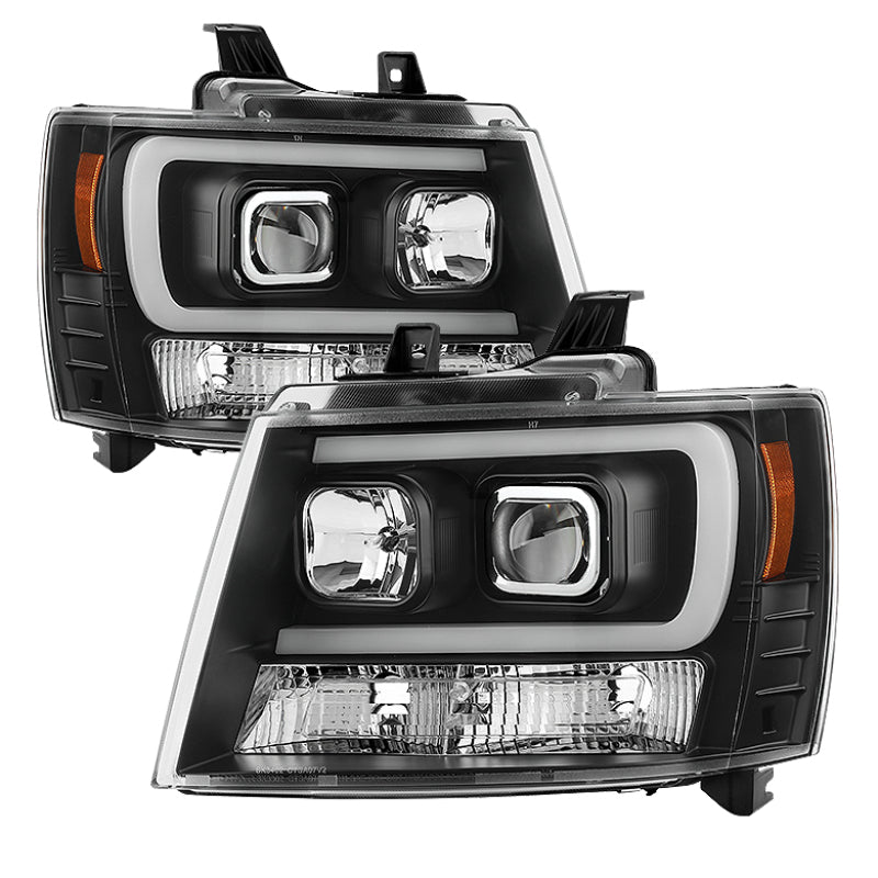 Spyder 07-14 Chevy Suburban/1500/2500/Tahoe V2 Projector Headlights Blk PRO-YD-CSUB07V2-DRL-BK-SR1 Performance