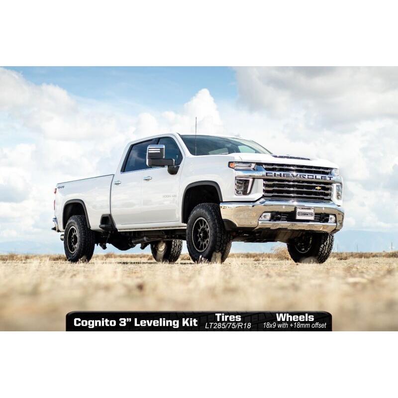 Cognito 20-24 Chevy Silv/Sierra 2500/3500HD 2WD/4WD 3in Elite Lvlng Kit w/ Fox 2.5 Elite Perf Series