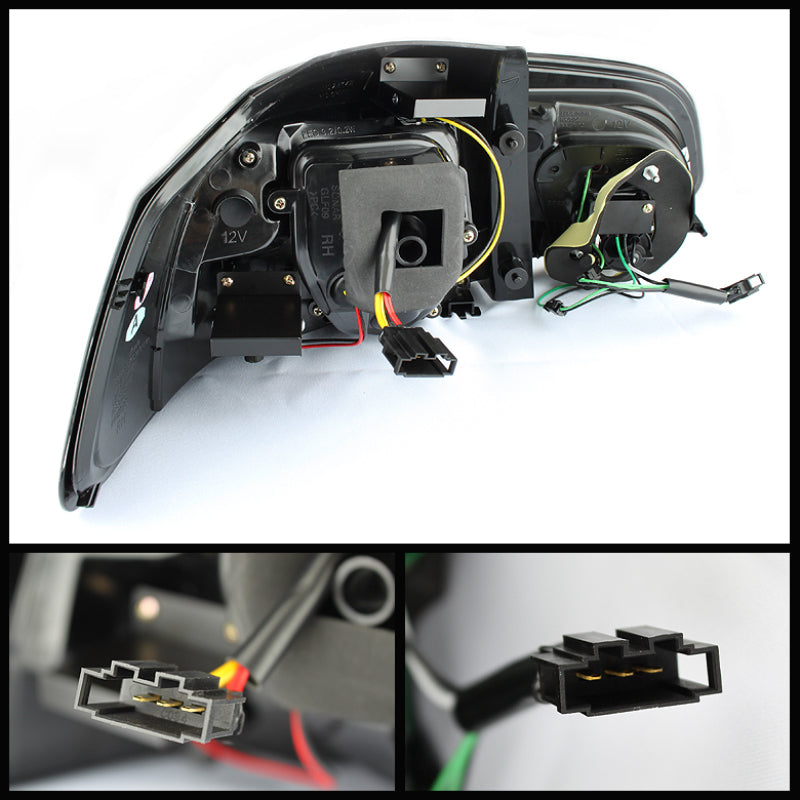 Spyder Volkswagen Golf/GTI 10-13 G2 Type With Light Bar LED Tail Lights Black ALT-YD-VG10-LED-G2-BK-SR1 Performance