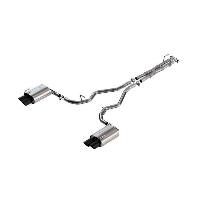 Borla 19-22 Ford Explorer 3.0L V6 AT AWD 4DR 2.25in ATAK Catback Exhaust - Black Chrome Tip-SR1 Performance
