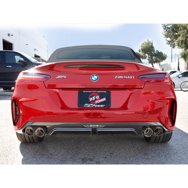aFe 19-24 BMW Z4 M40i (G29) B58 Turbo MACH Force-Xp 3in to 2-1/2in SS CB Exhaust System - Carbon-SR1 Performance