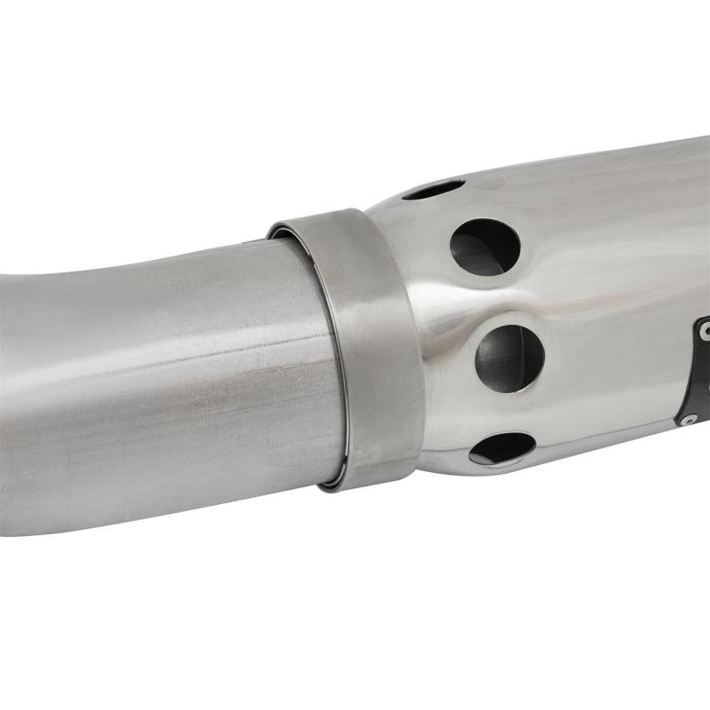 aFe LARGE Bore HD Exhausts 4in DPF-Back SS-409 2016 Nissan Titan XD V8-5.0L CC/SB (td)-SR1 Performance