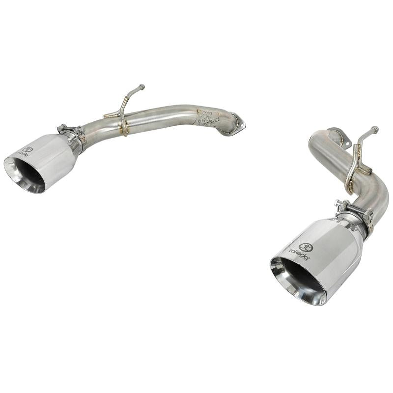 aFe Takeda 2.5in 304 SS Axle-Back Exhaust w/ Polished Tips 16-18 Infiniti Q50 V6-3.0L (tt)-SR1 Performance