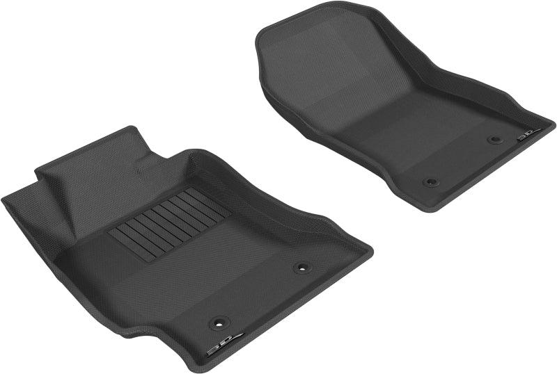 3D MAXpider 2013-2019 Toyota/Subaru/Scion FR-S Kagu 1st Row Floormat - Gray-SR1 Performance
