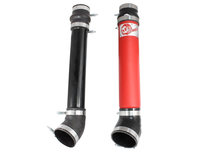 aFe Bladerunner Intercooler Tube Cold Side 3.5in 94-02 Dodge Trucks 5.9L - Red-SR1 Performance