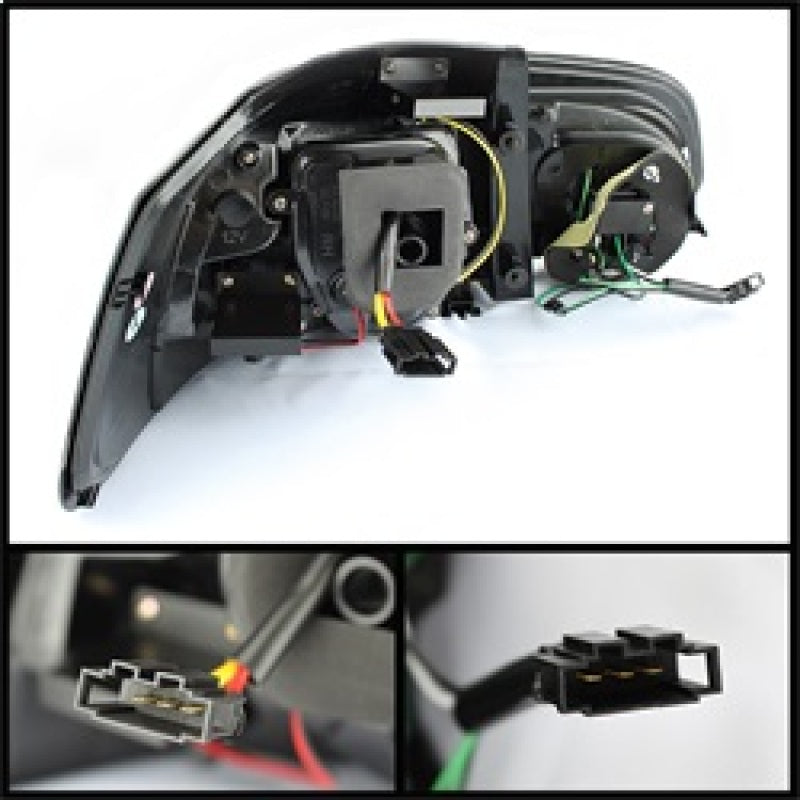 Spyder Volkswagen Golf/GTI 10-13 G2 Type With Light Bar LED Tail Lights Black ALT-YD-VG10-LED-G2-BK-SR1 Performance