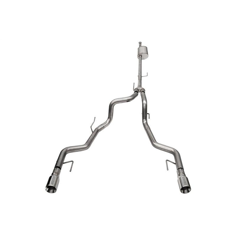 Corsa 2022-2024 2023 Ford F-150 SuperCrew/5.5ft Bed 5.0L V8 Sport Cat-Back Dual Rear Exit-Polished-SR1 Performance