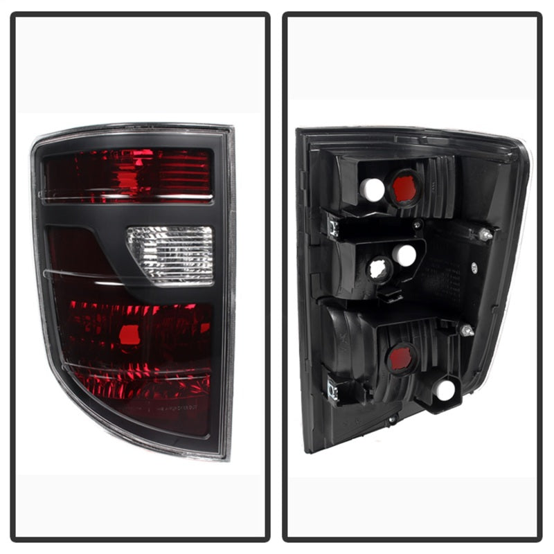 Xtune Honda Ridgeline Pickup 06-08 OEM Style Tail Lights Red Smoked ALT-JH-HRID06-OE-RSM-SR1 Performance