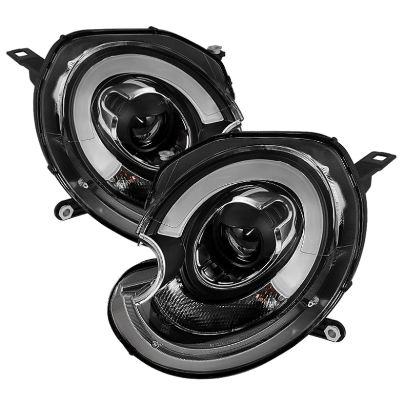 Spyder Mini Cooper 2010-2012 Projector Headlights Xenon/HID Model- DRL Blk PRO-YD-MC07-HID-DRL-BK-SR1 Performance
