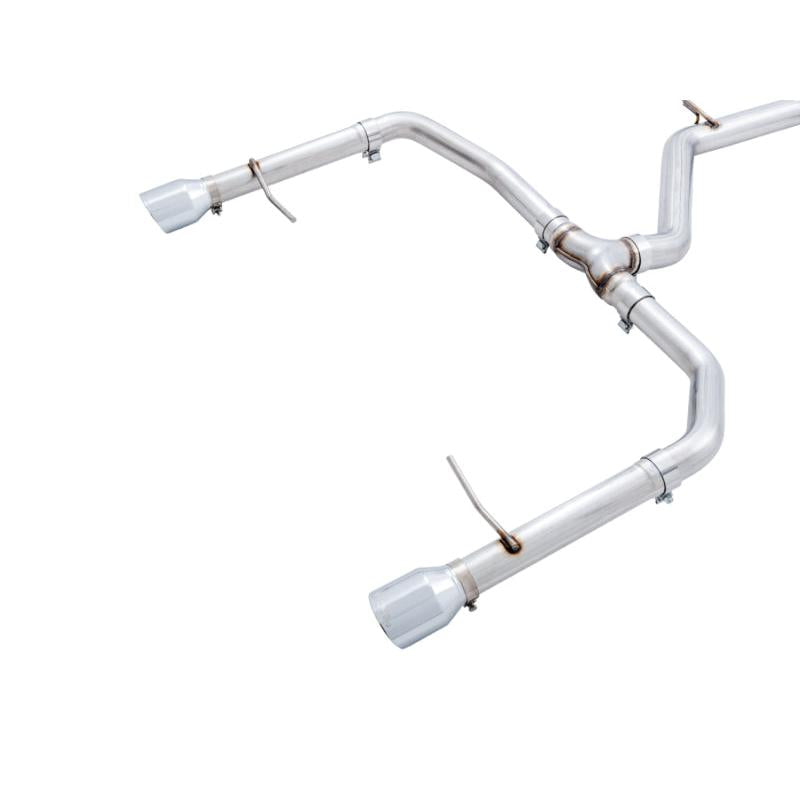 AWE Tuning 18-21 Volkswagen Jetta GLI Mk7 Track Edition Exhaust - Chrome Silver Tips (Fits OEM DP)-SR1 Performance