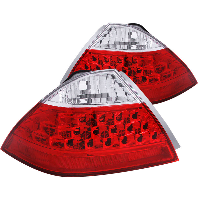 ANZO 2006-2007 Honda Accord Taillights Red/Clear-SR1 Performance