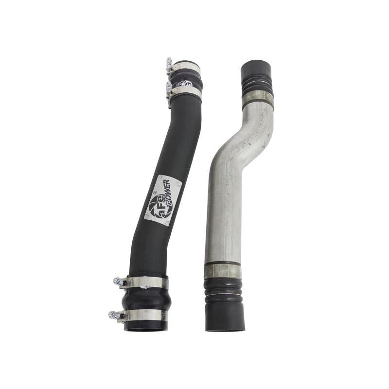 aFe BladeRunner 3in Intercooler Tube Hot Side w/ Couplings & Clamps Kit 07.5-09 Dodge Diesel Trucks-SR1 Performance