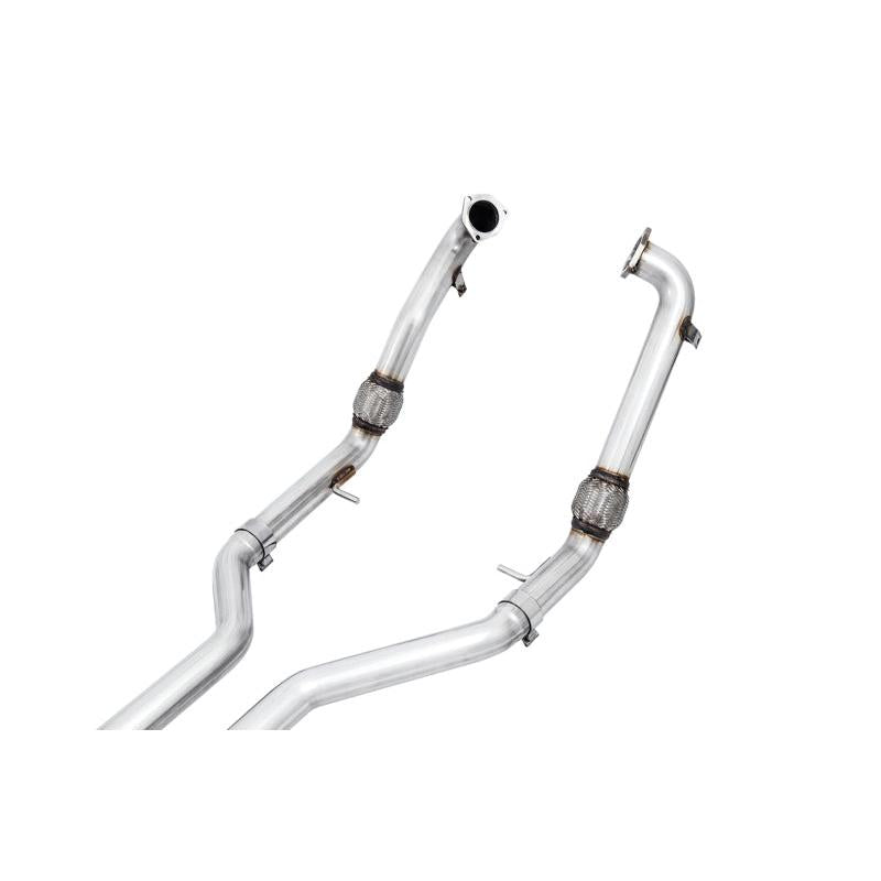 AWE Tuning Audi B9 S4 Track Edition Exhaust - Non-Resonated (Black 102mm Tips)-SR1 Performance