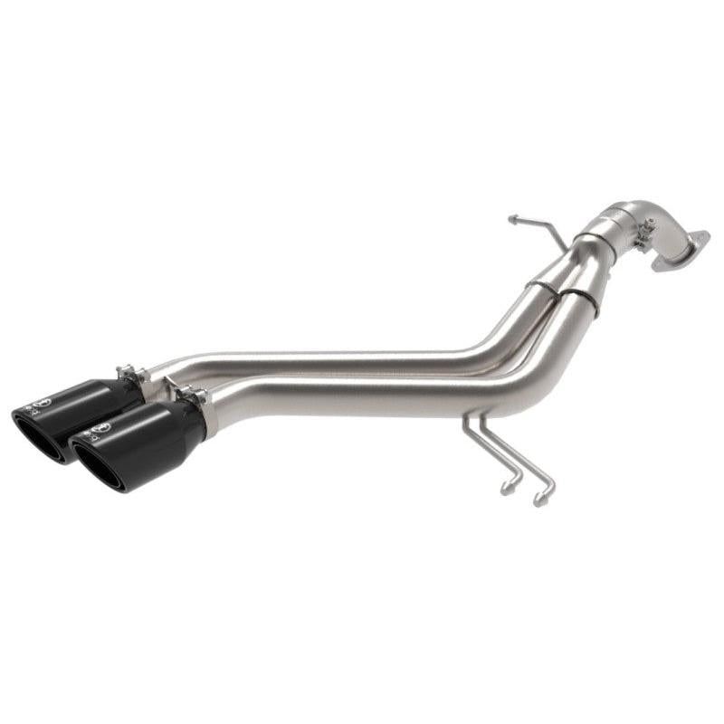 aFe Takeda 13-17 Hyundai Veloster L4-1.6L 2-1/2in 304 SS Axle-Back Exhaust w/ Black Tips-SR1 Performance