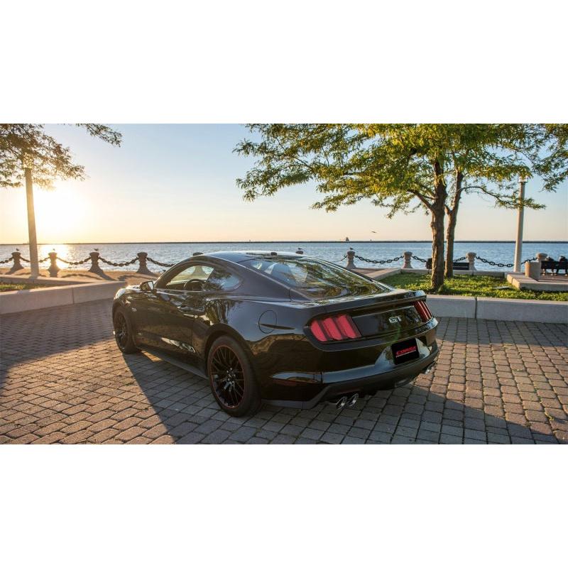 Corsa 2015-2017 Ford Mustang GT 5.0 3in Cat Back Exhaust Polish Quad Tips (Sport)-SR1 Performance