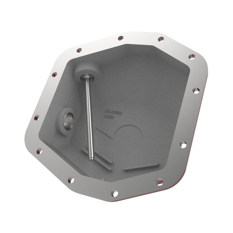 aFe 20-23 Jeep Gladiator JT (Dana M220) Pro Series Rear Differential Cover Red w/ Machined Fins-SR1 Performance